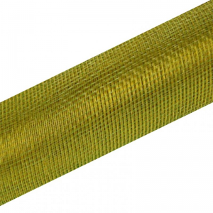DECOFLOWERS 54CM X 9,1MT -verde/oro