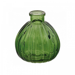 BOTTIGLIA VETRO D8,5 H9,5 cm - verde