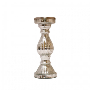 CANDELABRO MERCURY SILVER 25 CM