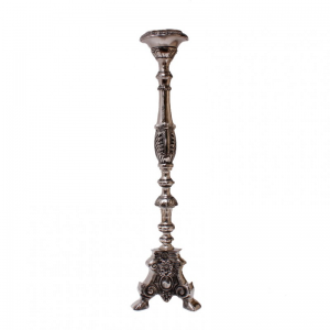 CANDELABRO BAROCCO NIKEL H80CM