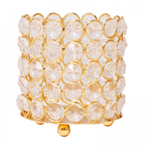 PORTACANDELA GOLD D9 H10 CM