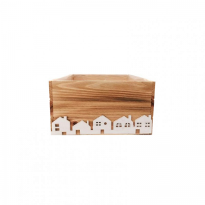 CASSETTA RETT. C/CASE 22X22XH12cm