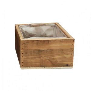 CASSETTA LEGNO 16X16XH9 cm