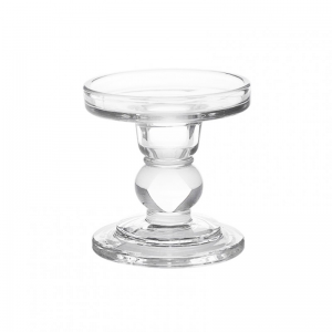 CANDELABRO VETRO D8,4 H8,5 - trasparente