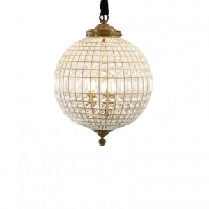 LAMPADARIO CRIST.Kg10 D51 H74 brass a
