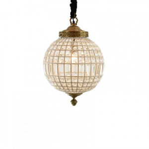 LAMPADARIO CRIST.Kg5,7 D41 H58 brass