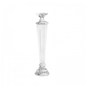 CANDELABRO MONOFIAMMA cristallo D12H51cm