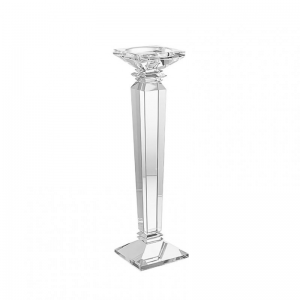 CANDELABRO MONOFIAMMA cristallo H37,5cm