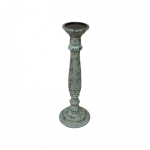 CANDELABRO LEGNO H59X20CM