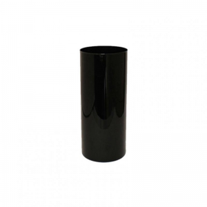 CILINDRO VETRO D12 H25 CM BASIC - nero
