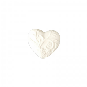 GESSETTO CUORE C/FIORE 3X3CM -pz12-sc50%