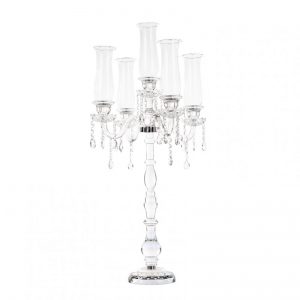 CANDELABRO cristallo H100cm -5fuochi