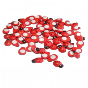 COCCINELLE C/BIADESIVO 13mm 120pz -rosso