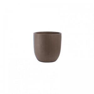 VASO RESINA D42 H43 cm - terracotta