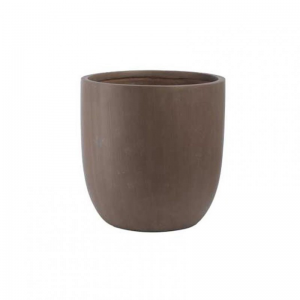 VASO RESINA D52 H50,5 cm - terracotta