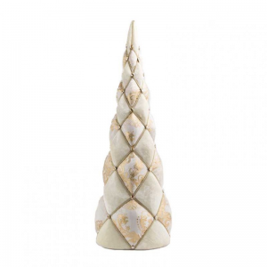 ALBERO cono 29XH78cm - cream/gold