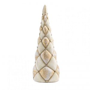 ALBERO cono 22XH57cm - cream/gold