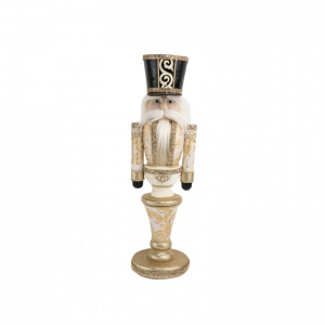 SCHIACCIANOCI 19XH62cm - cream/gold