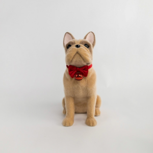 CANE BULLDOG 26X16 H35 CM -natural