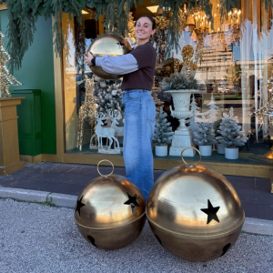 BUBBOLO GIGANTE METALLO D42 H48 -gold