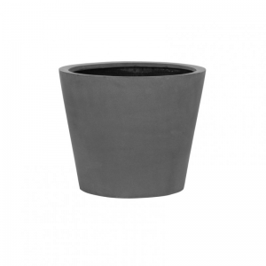 VASO BUCKET RES/CEM.D40 H35CM - grey