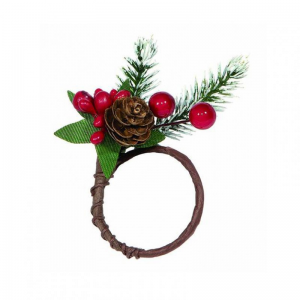 CORONA BACCHE/PIGNA 8cm 12pz