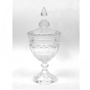 COPPA VETRO WEDDING C/COP. D11,5 H25 CM