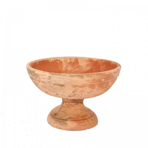 COPPA TERRACOTTA FASCIA 22cm -scavo