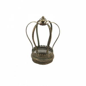 CORONA METALLO 25x25 h33cm -gold