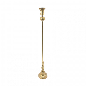 CANDELABRO METALLO 12,5x12,5 h89cm-gold