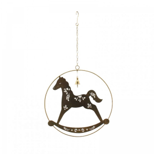 CAVALLINO METALLO DA APP 46X4 H49 -gold