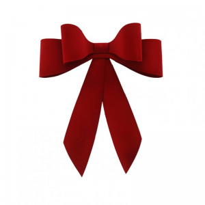 FIOCCO METALLO 80X24,5 H101,5 CM -red