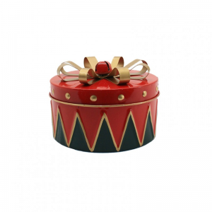 SCATOLA METALLO D21,5 H14,5 -red