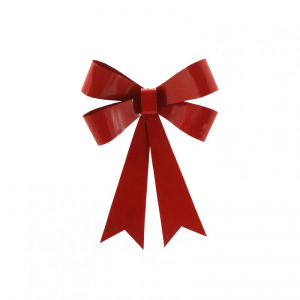 FIOCCO METALLO 36,5X8,5 H52,5 CM -red