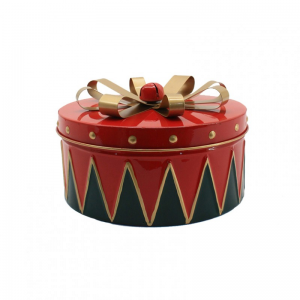 SCATOLA METALLO D28,5 H16,5 -red