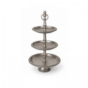 ALZATA ALLUM. D30 H45 3PIANI -ant.nickel