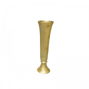 VASO TROMBETTA CERAMICA H60 cm - oro