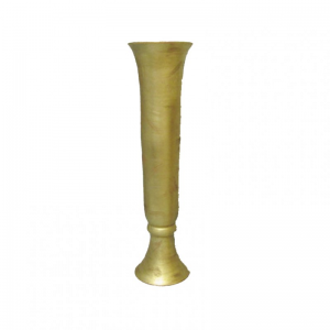 VASO TROMBETTA CERAMICA H80 cm - oro