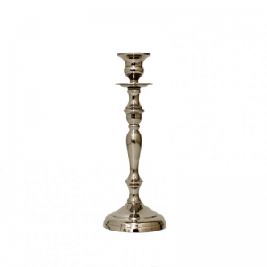 CANDELABRO ALLUMINIO H27 -argento lucido