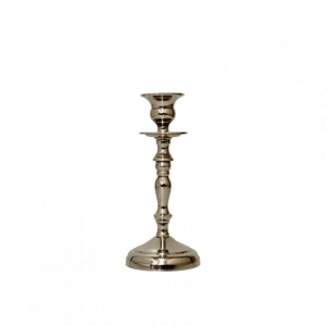 CANDELABRO ALLUMINIO H22 -argento lucido