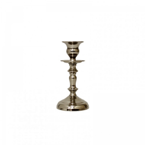 CANDELABRO ALLUMINIO H17 -argento lucido