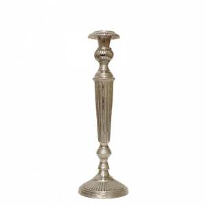 CANDELABRO ALLUM. RIGATO H38 -raw nickel