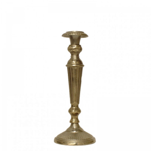 CANDELABRO ALLUM. RIGATO H33 - raw gold