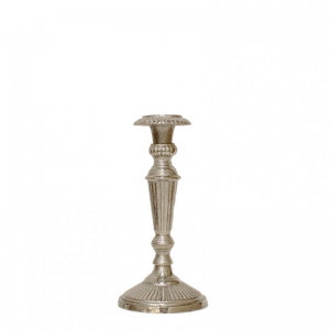 CANDELABRO ALLUM. RIGATO H25 -raw nickel