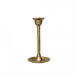 CANDELABRO ALLUMINIO ORO H20CM