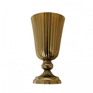COPPA ALLUMINIO RIGATA ORO H20CM