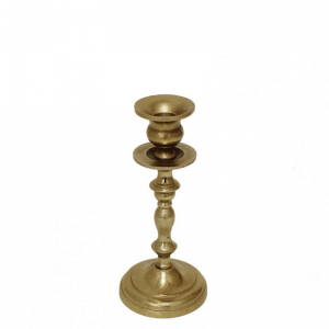 CANDELABRO ALLUMINIO H23 - raw gold