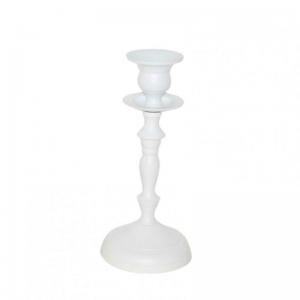 CANDELABRO ALLUMINIO H23 - white matt