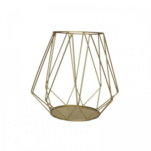 LANTERNA 25XH27CM - ottone