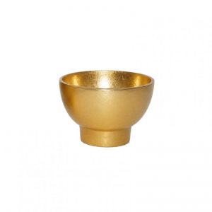 COPPETTA ALLUM 6X8 H12 CM- raw gold